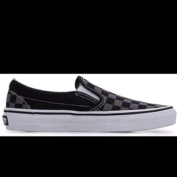 vans Unisex Adults' Classic Slip on Trainers Checkerboard - Picture 5 of 7